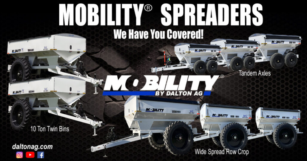 Dalton Ag Mobility dry fertilizer spreaders